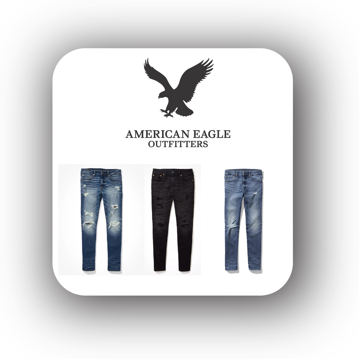 PANTALONES AMERICAN EAGLE ORIGINALES (4 PIEZAS)